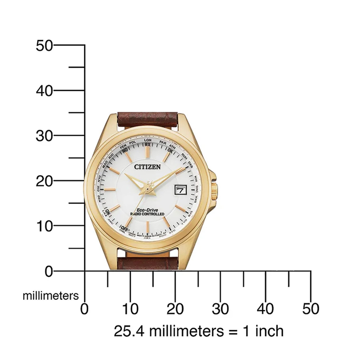 Citizen EC1183-16A Damen Eco Drive Funk