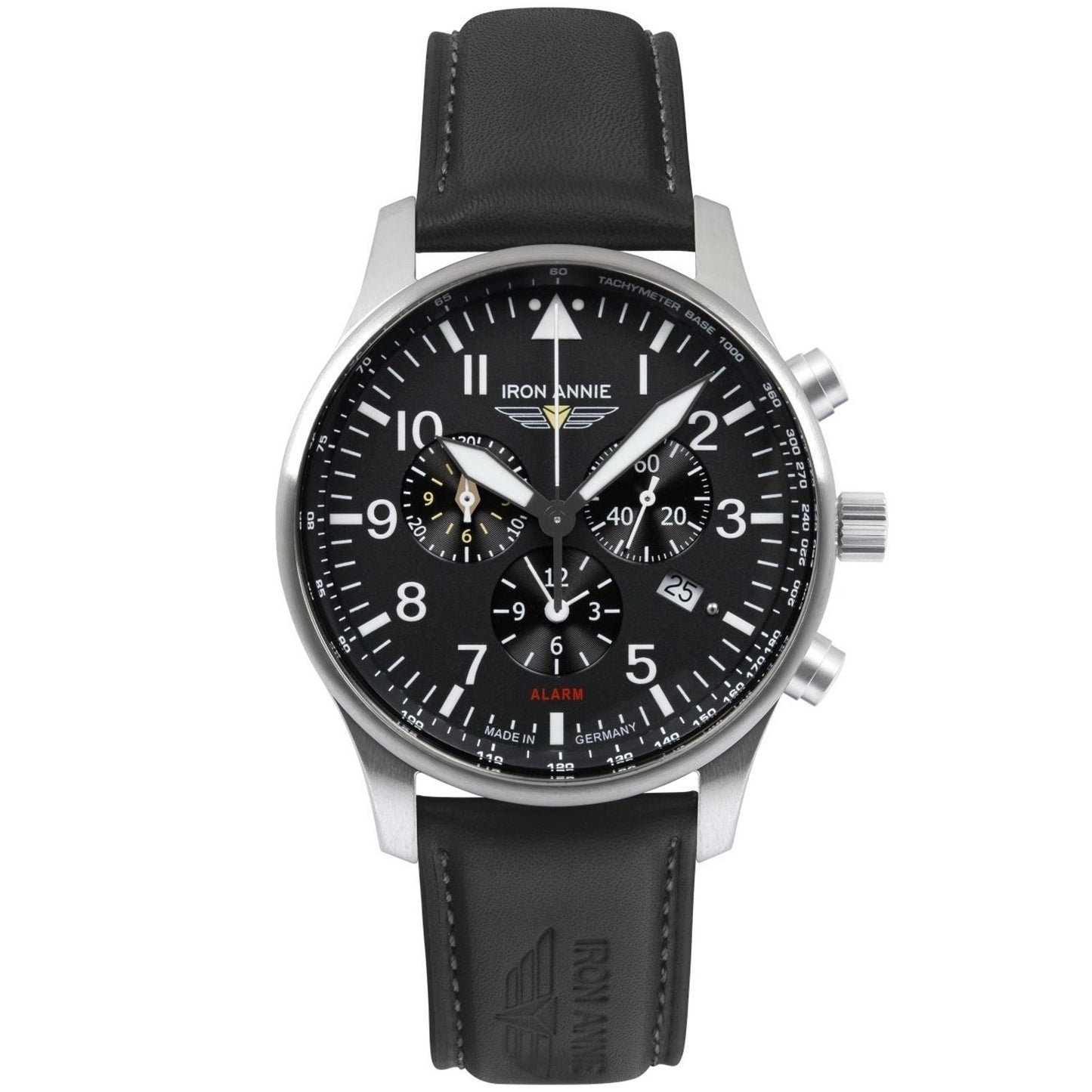 Iron Annie 5682-2 Alarm Chronograph F13 Tempelhof Fliegeruhr