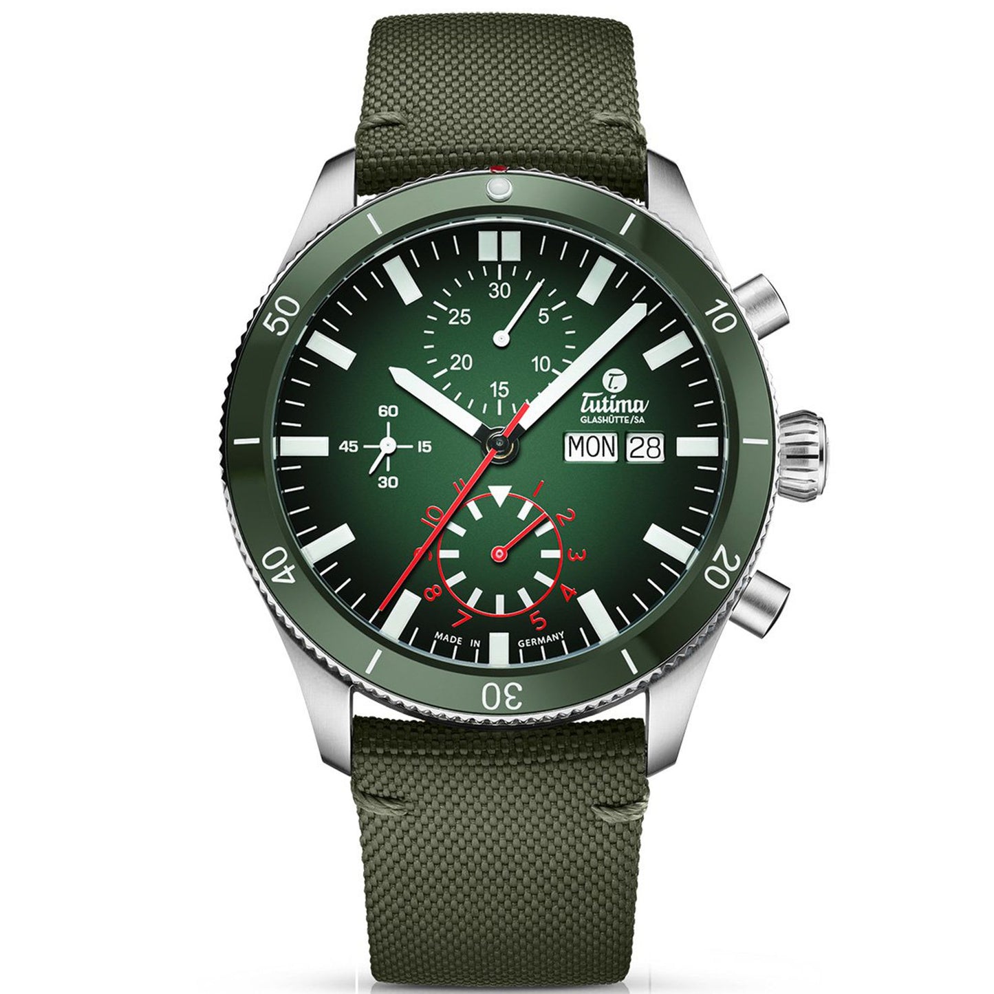 Tutima Glashütte/Sa. Grand Flieger Airport Chronograph 6407-03