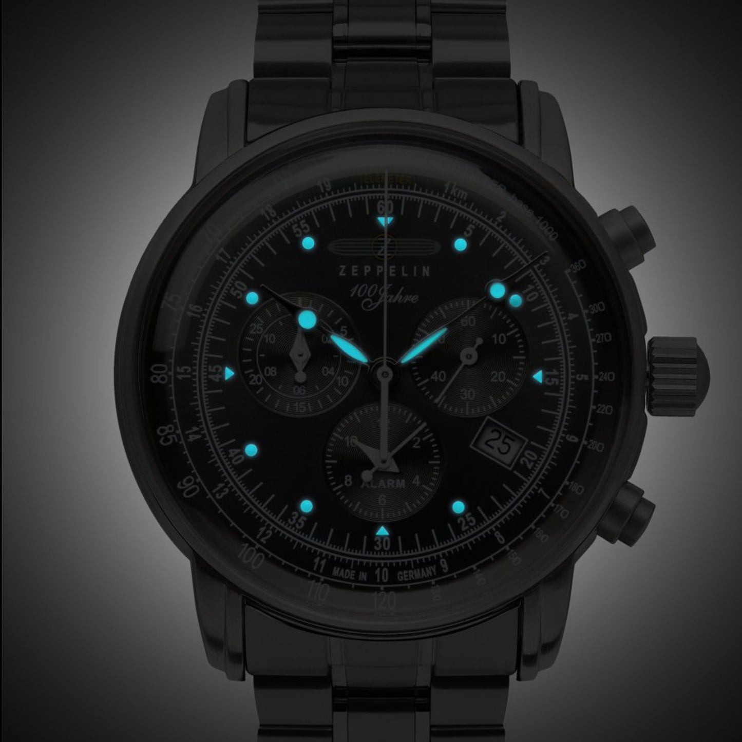 Zeppelin 7680MB2 "100 Jahre" Quarz Chronograph 42mm