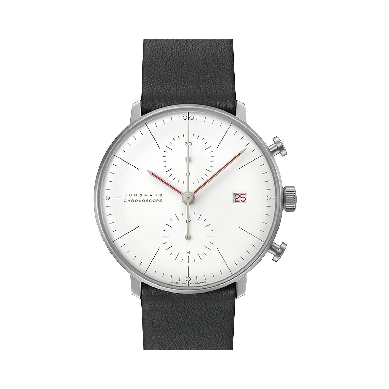 Junghans 27/4303.02 Max Bill Chronoscope Bauhaus