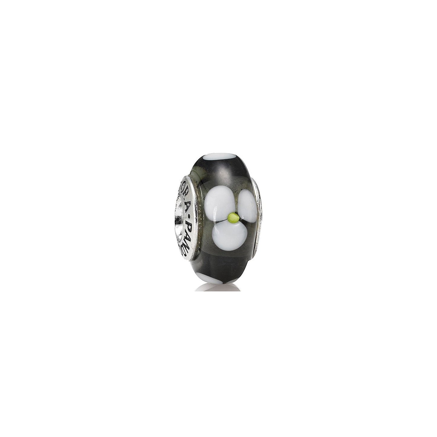 Pandora Muranoglas Charm braun Blumen 790604