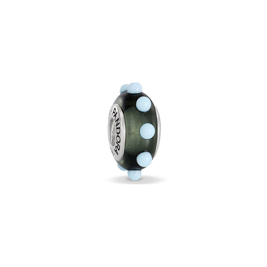 Pandora Muranoglas Charm schwarz/blau 790631
