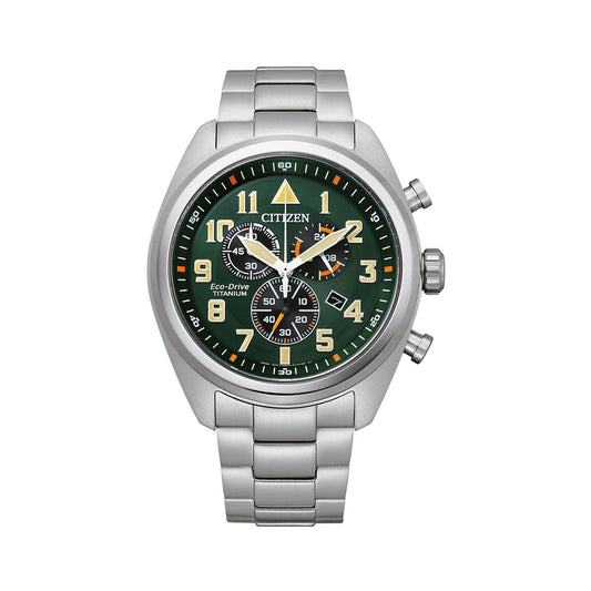 Citizen AT2480-81X Titanium Eco-Drive Chronograph