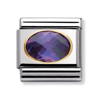 Nomination Classic Zirkonia FACETTIERT violett 030601 001
