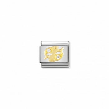 Nomination Classic Gold Zirkonia Fische 030302 12