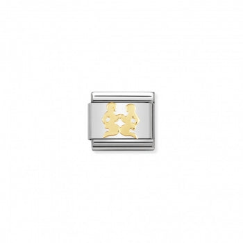 Nomination Classic Gold Zirkonia Zwilling 030302 03