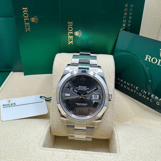 ROLEX Datejust 41mm Wimbledon 126300