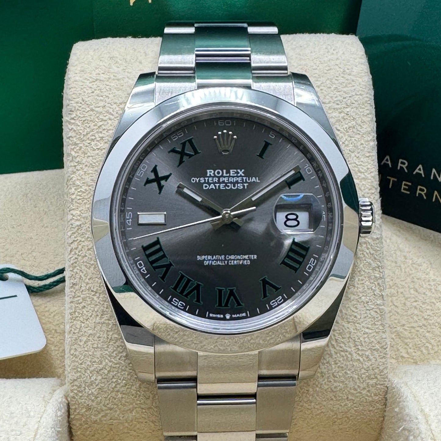 ROLEX Datejust 41mm Wimbledon 126300