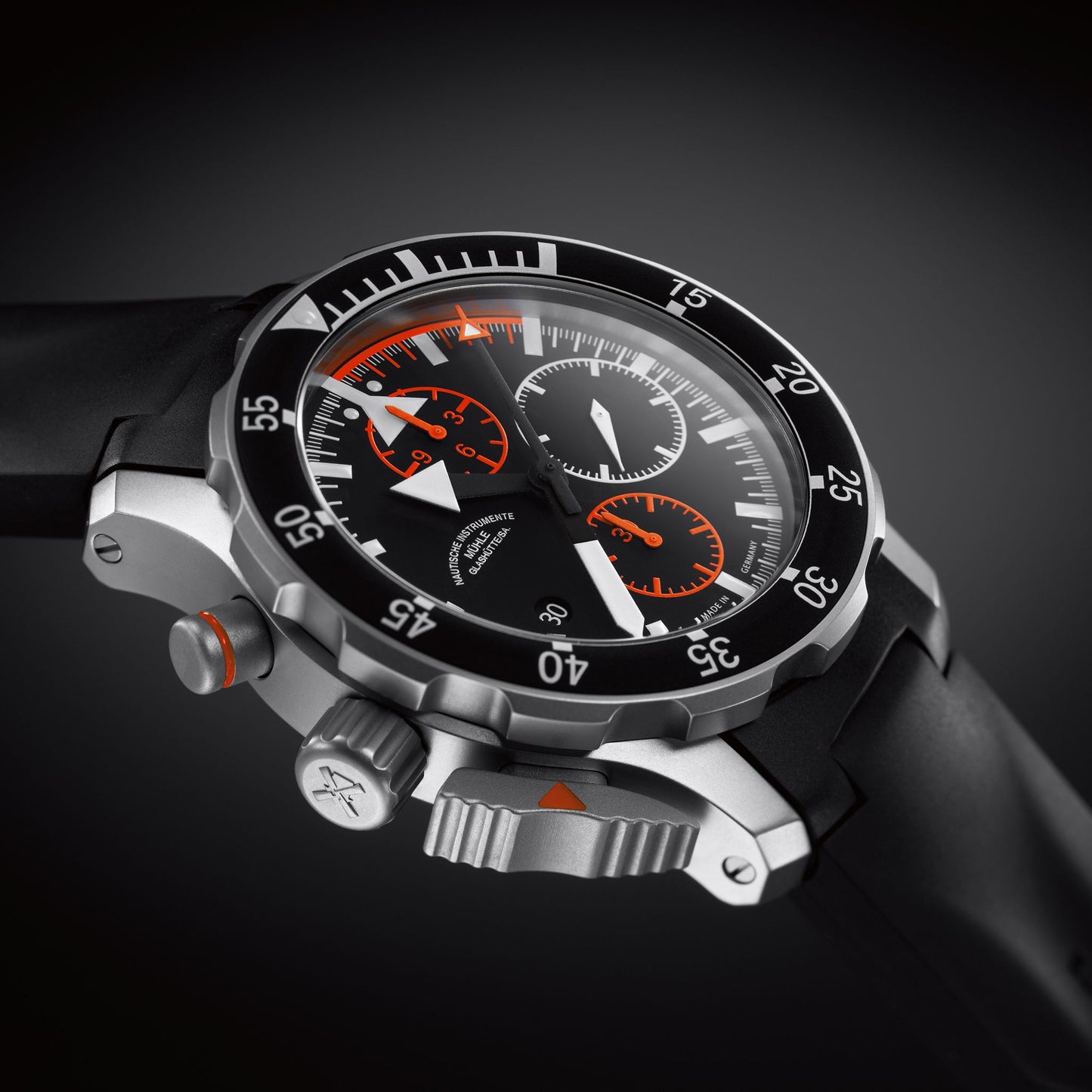 Mühle Glashütte/Sa. S.A.R. Flieger Chronograph M1-41-33-MB