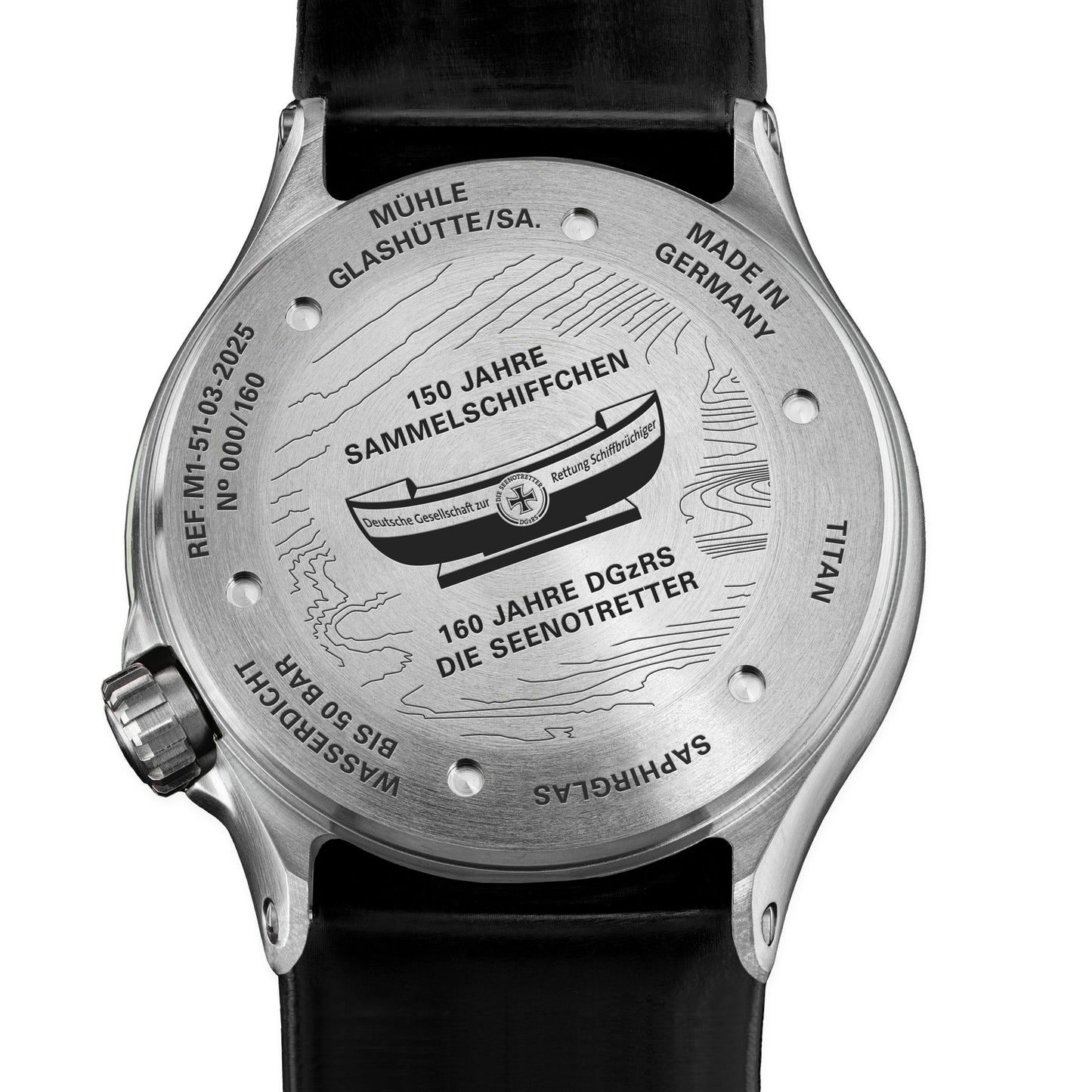 Mühle Glashütte/Sa. S.A.R. Mission Timer 160 Jahre M1-51-03-2025 KB
