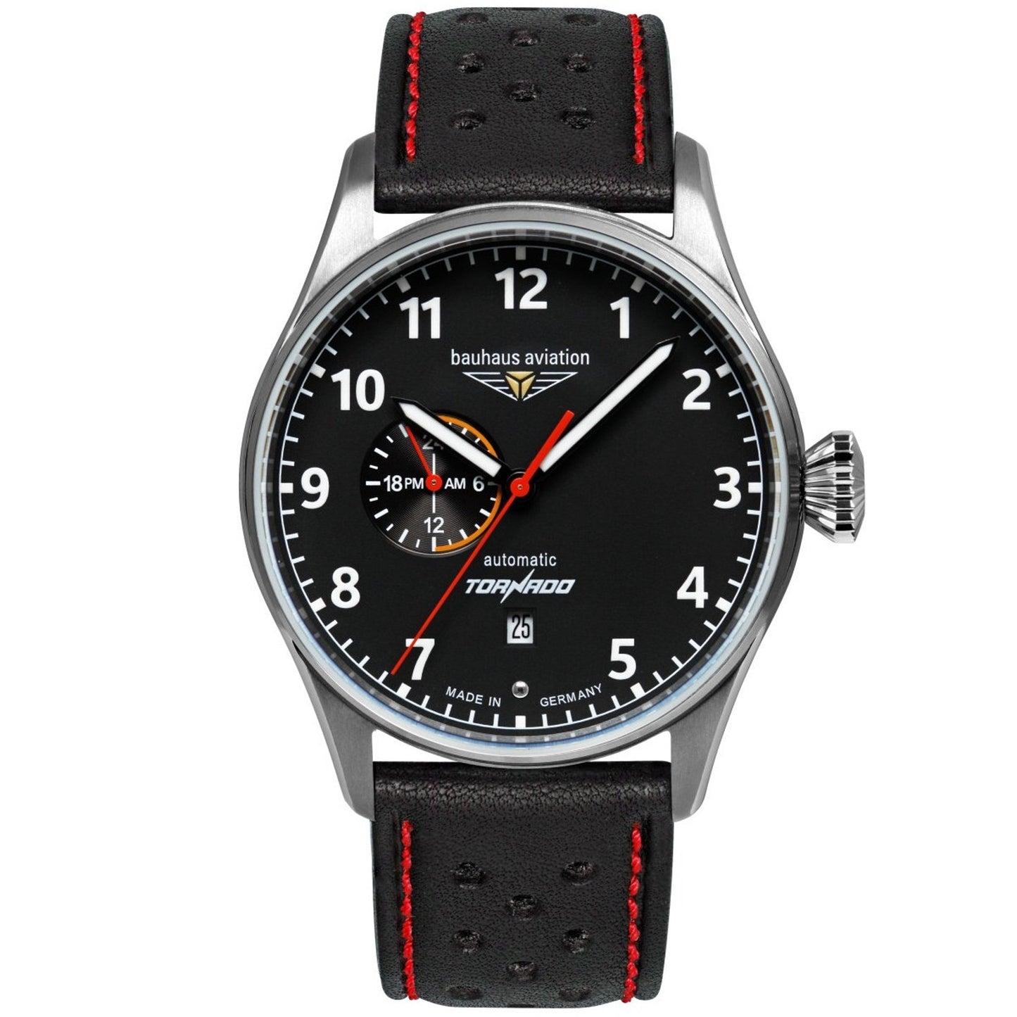 Bauhaus 2764-2 Aviation Tornado Automatik Fliegeruhr