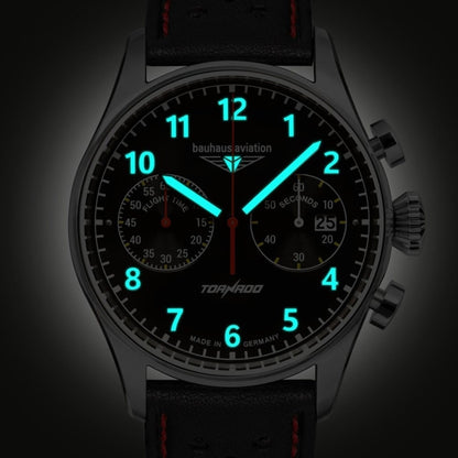 Bauhaus 2770-2 Aviation Tornado Chronograph Fliegeruhr