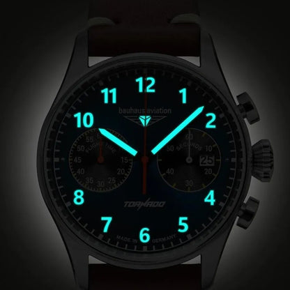 Bauhaus 2772-3 Aviation Tornado Chronograph Fliegeruhr