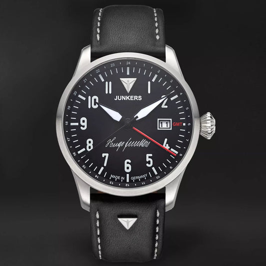 Junkers Flieger Hugo GMT 958.04.02 42mm