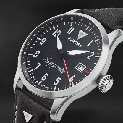 Junkers Flieger Hugo GMT 958.04.02 42mm