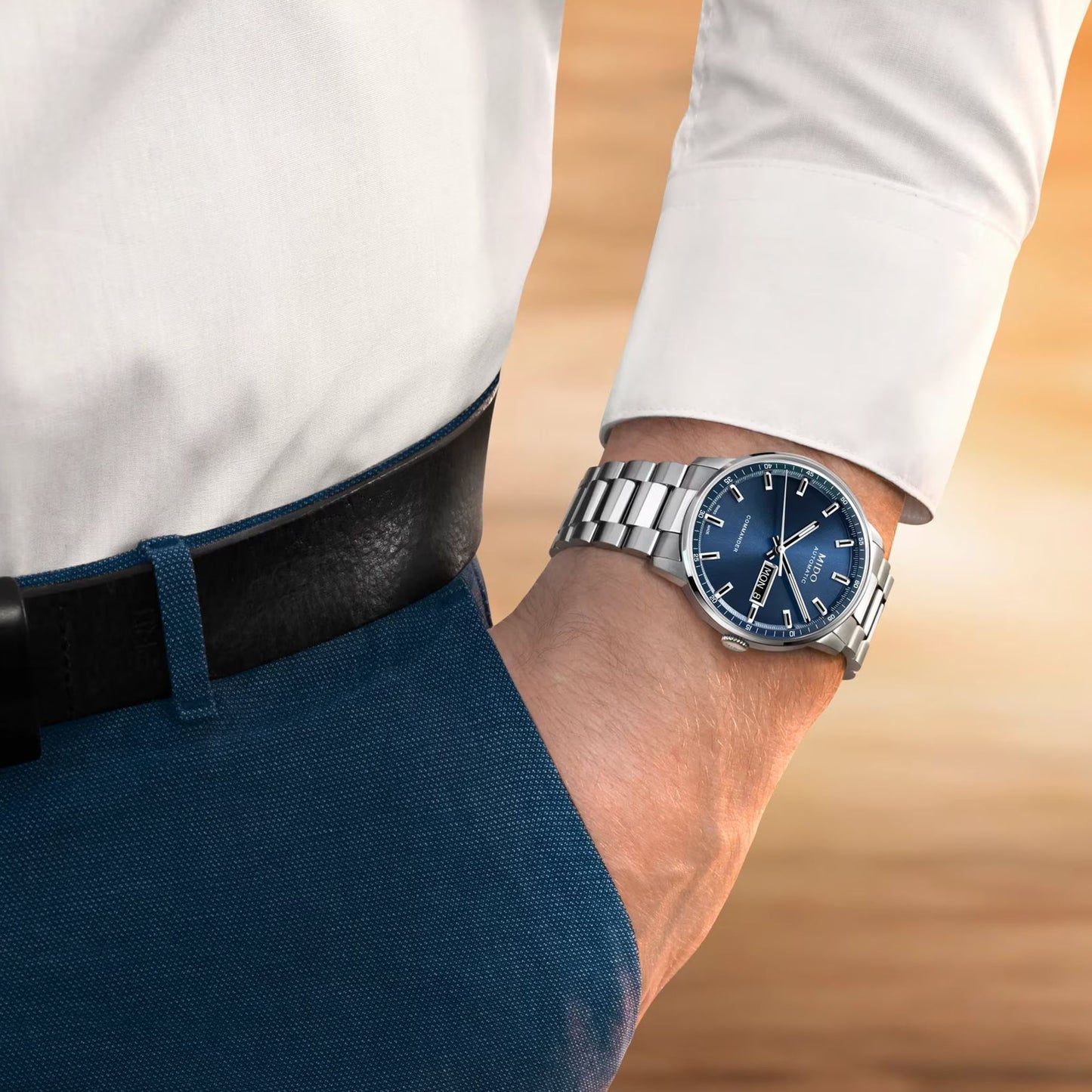 MIDO Commander Datoday 40mm M021.430.11.041.00