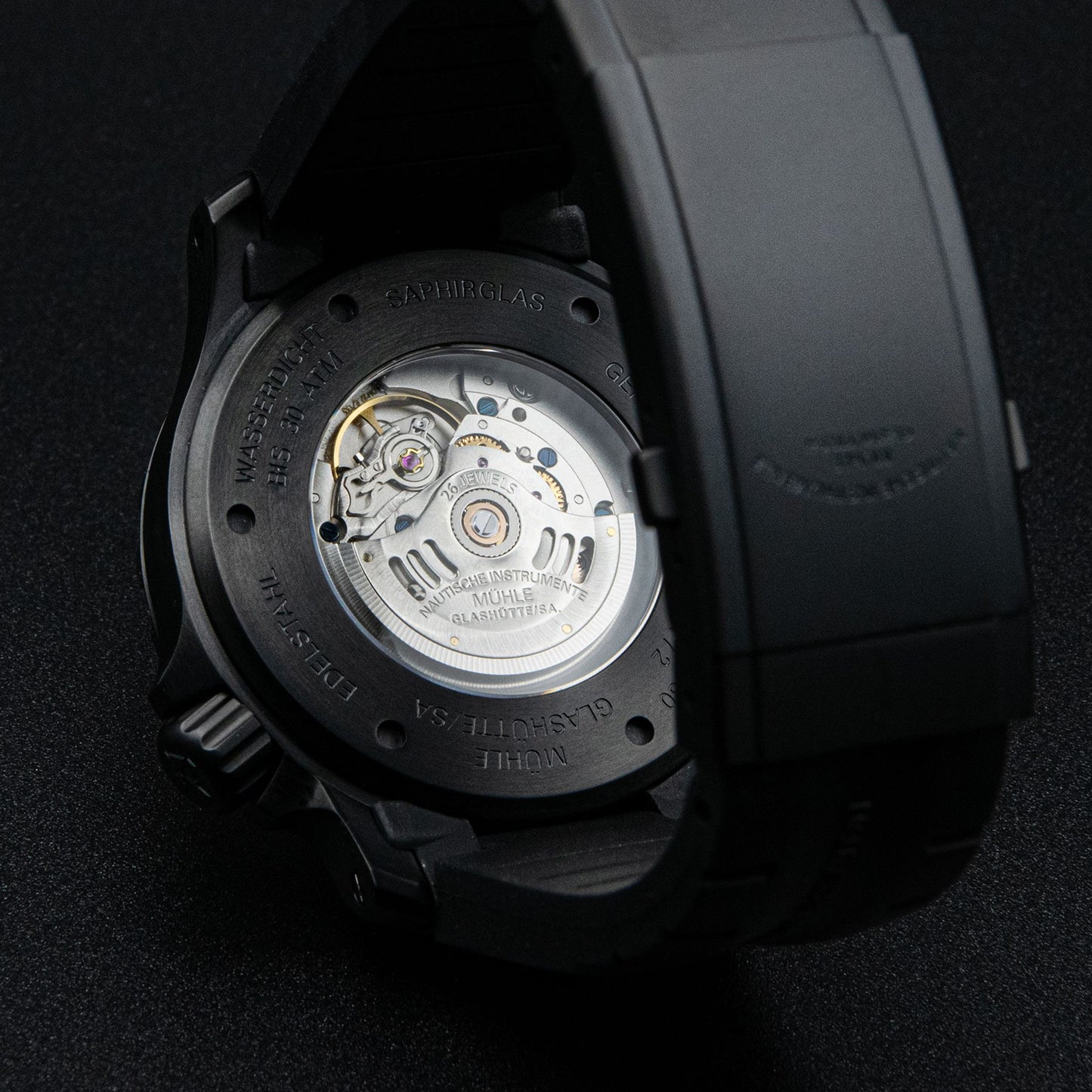 Mühle Glashütte/Sa. Sea-Timer BlackMotion M1-41-83-KB