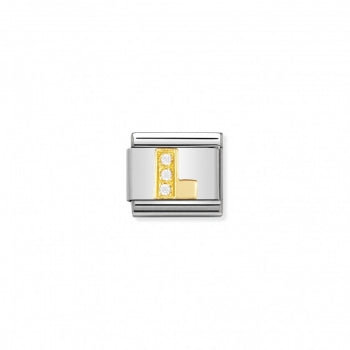 Nomination Classic Buchstabe L Zirkonia 030301 12