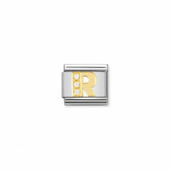 Nomination Classic Buchstabe R Zirkonia 030301 18