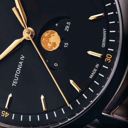 Mühle Glashütte/SA. Teutonia IV Mondphase M1-44-03-LB