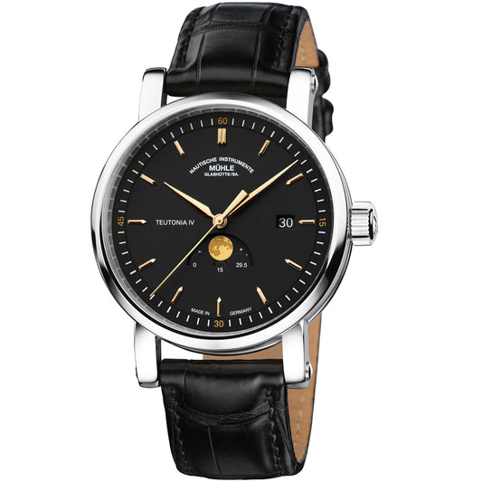 Mühle Glashütte/SA. Teutonia IV Mondphase M1-44-03-LB