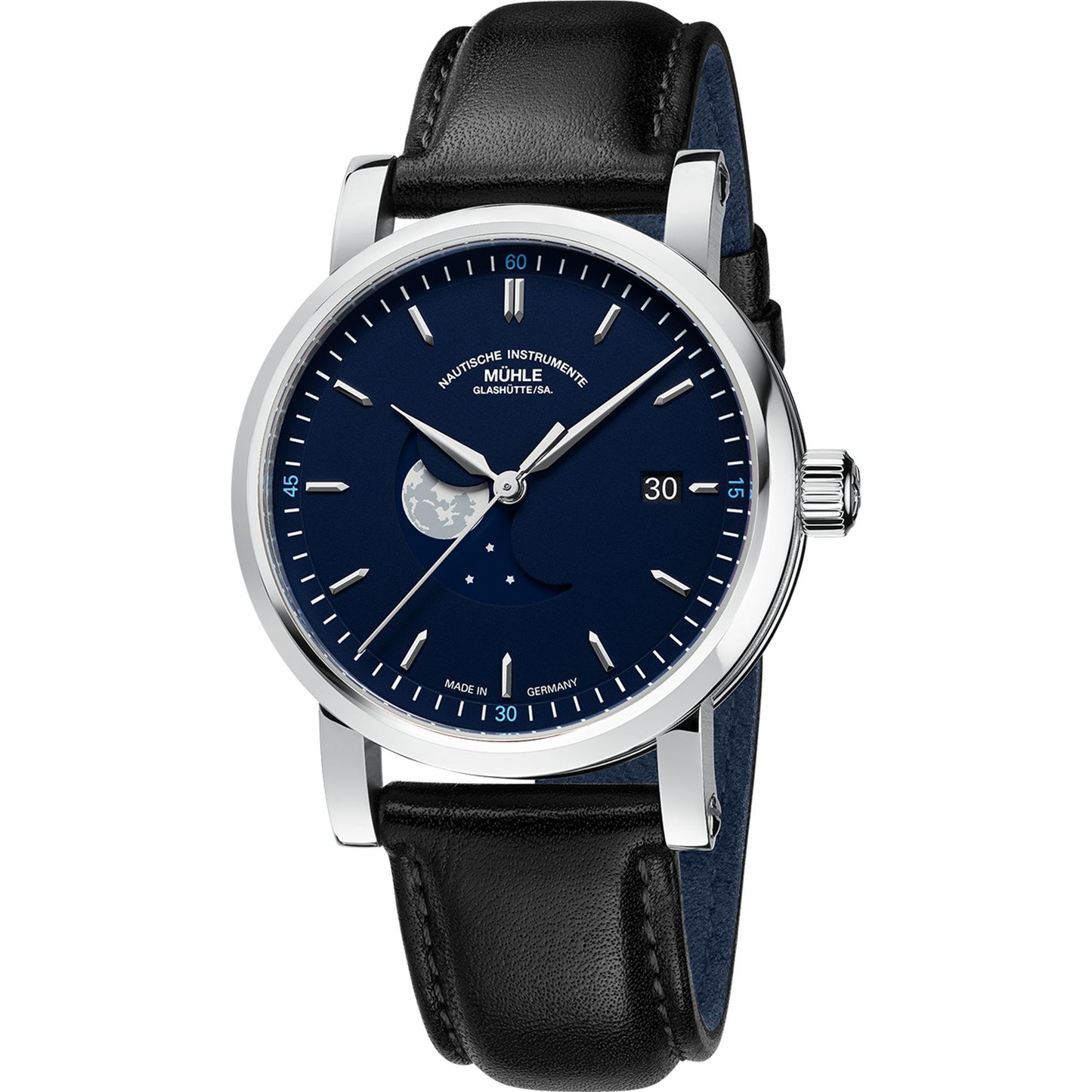 Mühle Glashütte/SA. Teutonia IV Bluemoon M1-44-62-LB