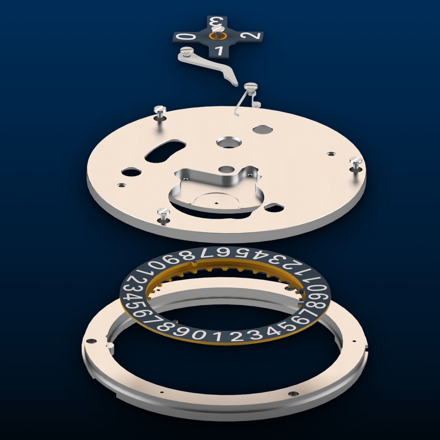 Mühle Glashütte/Sa. Teutonia IV Großdatum Edition 1994 M1-44-75-1994-LB