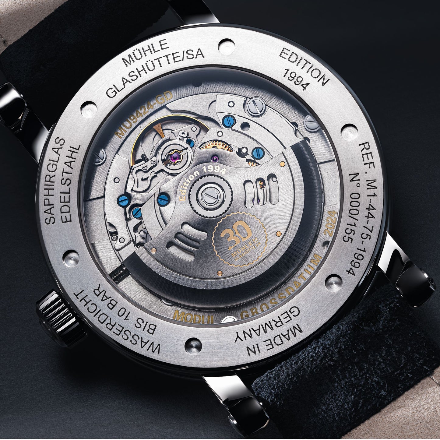 Mühle Glashütte/Sa. Teutonia IV Großdatum Edition 1994 M1-44-75-1994-LB