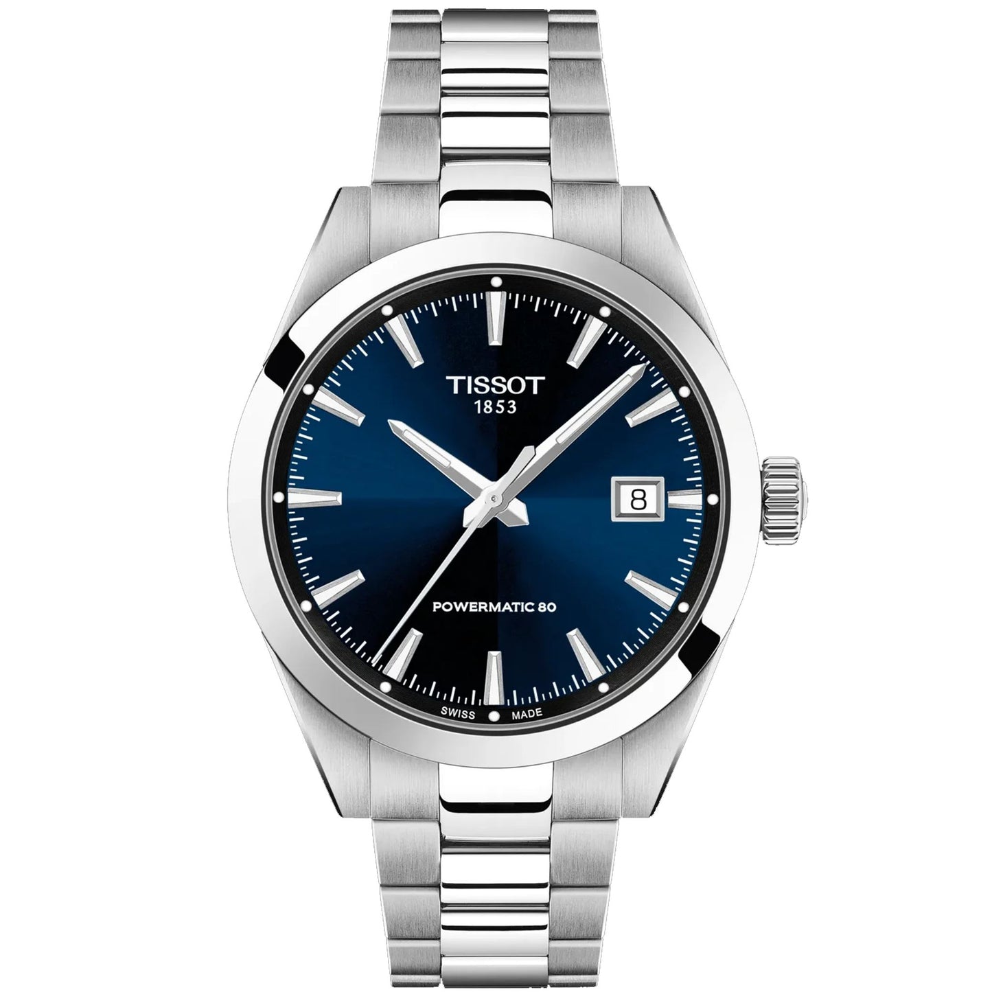 TISSOT Gentleman 38mm Powermatic 80 Silicium T165.807.11.041.00