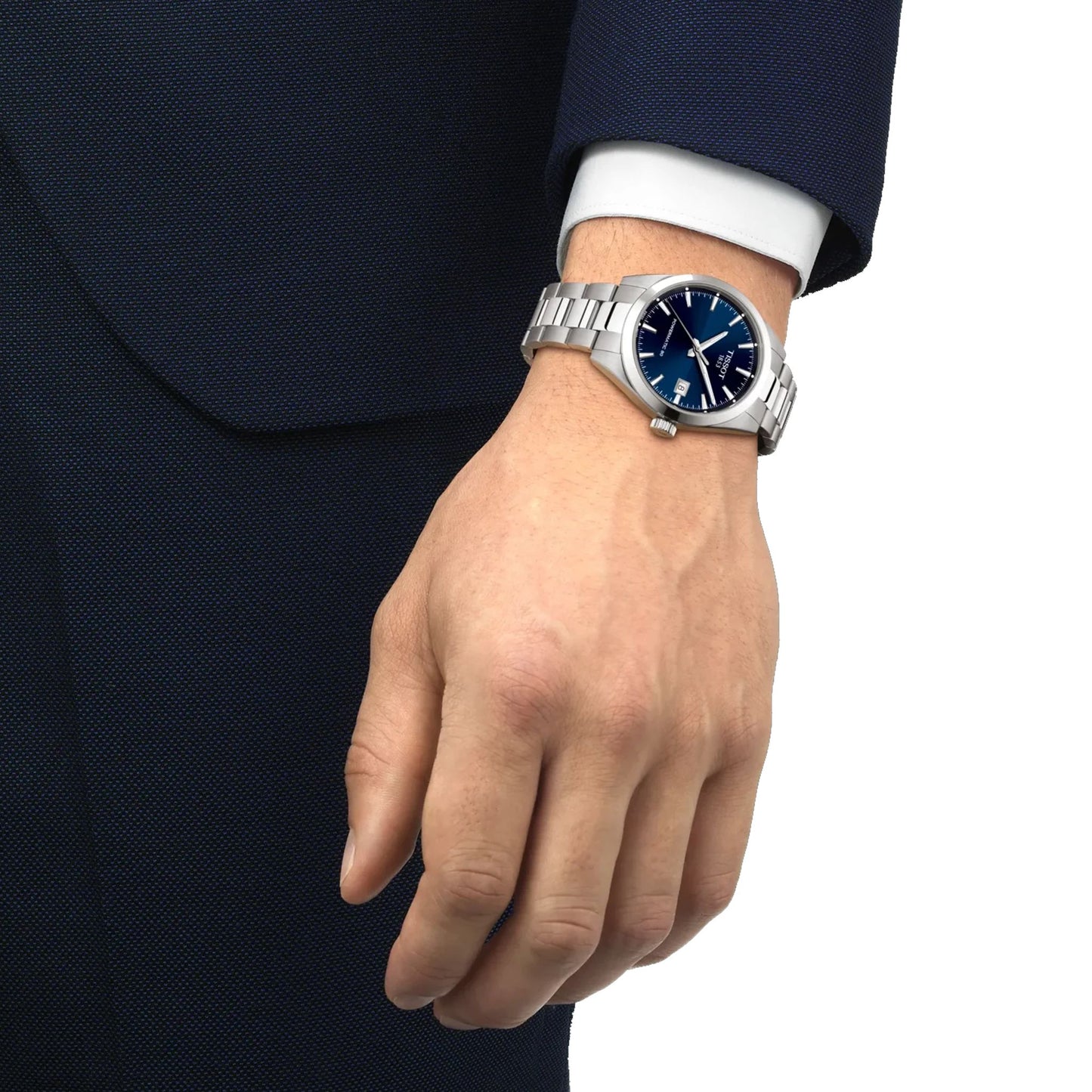 TISSOT Gentleman 38mm Powermatic 80 Silicium T165.807.11.041.00