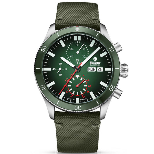 Tutima Glashütte/Sa. Grand Flieger Airport Chronograph 6407-03