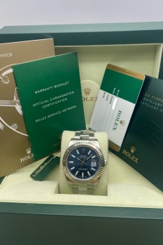 ROLEX Datejust II 41mm Blue 116334