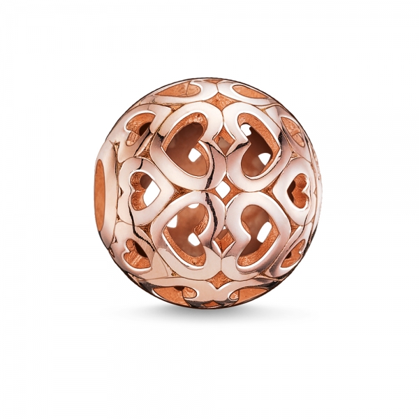 Thomas Sabo Bead Herzen Rose´