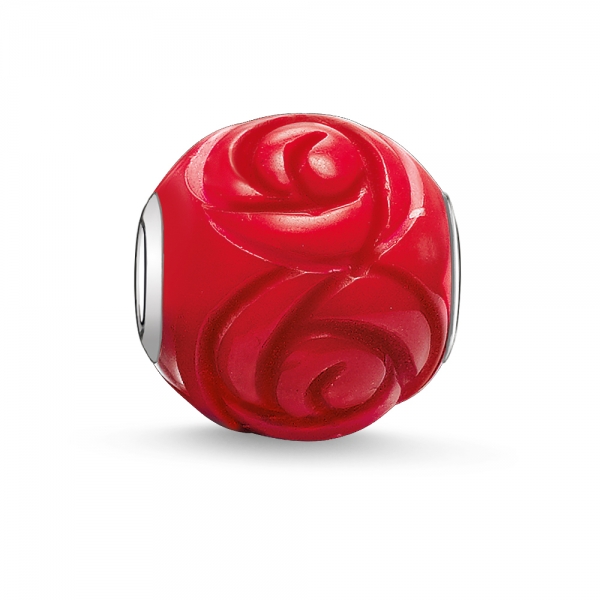 Thomas Sabo Bead Rote Rose K0038-590-10